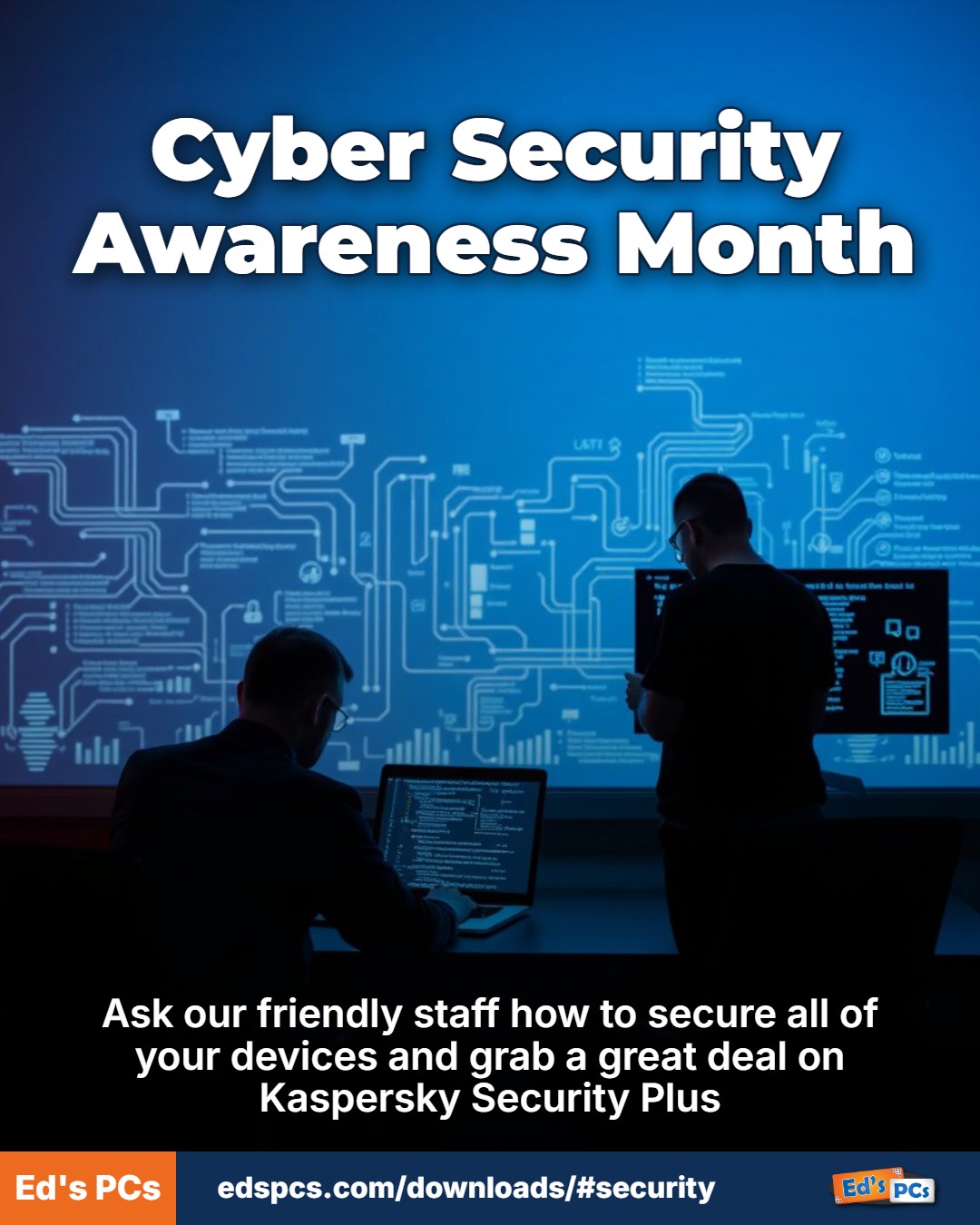 Cyber Security Awareness Month — Instagram portrait 4:5